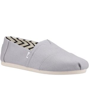 TOMS Alpargata Cotton Drizzle Espadrilles Material_Cotton - White