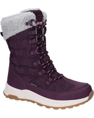 Hi-Tec Sophia Nylon Italian/Sepia Rose Winter Ankle Boots - Purple