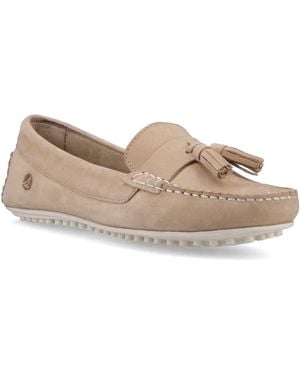 Sperry Top-Sider Salvador Slip On Nubuck Moccasins Shoes - Natural