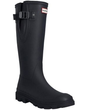 HUNTER Downpour Rubber Wellington Boots - Black