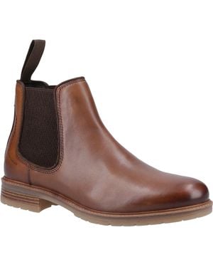 Hush Puppies Russell Leather Boots - Brown