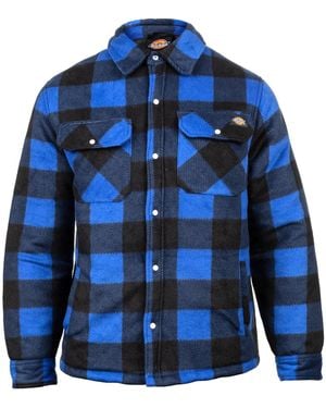 Dickies Portland Synthetic Casual Shirt - Blue
