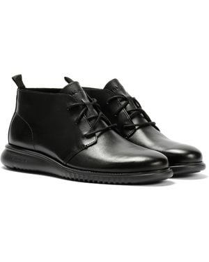 Cole Haan 2.Zerogrand Leather Chukka Boots - Black