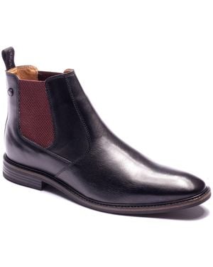Base London Kensington Leather Boots - Blue