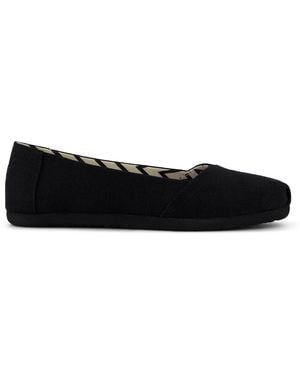 TOMS Alpargata Ballet Textile Espadrilles - Black