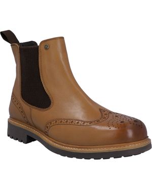 HUNTER Cawdor Brogue Dealer Boots - Brown