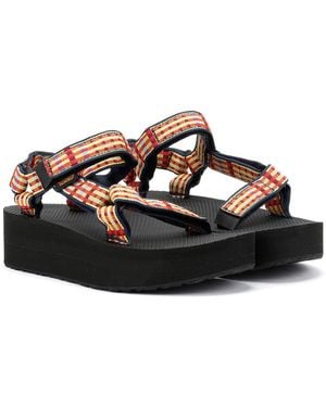Teva Flatform Universal Gele Sandalen - Zwart