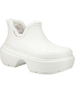 Crocs™ Stomp Shorty Boots - White