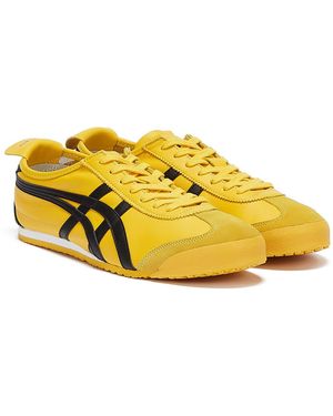 Onitsuka Tiger Mexico 66 Gelb Schwarze Sneakers