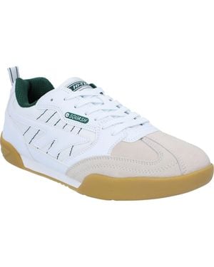 Hi-Tec Squash Trainer Textile/Leather Trainers - White