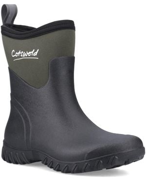 Cotswold Winfield Short Rubber Wellington Boots - Grey