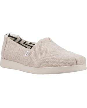 TOMS Alpargata Plus Jute Espadrilles Canvas - White