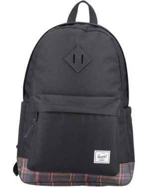 Herschel Supply Co. Winter Plaid Heritage Backpack - Black