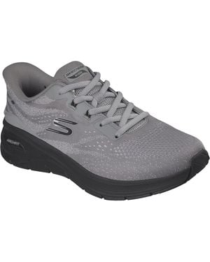 Skechers Arch Fit 3.0 Textile Trainers - Grey