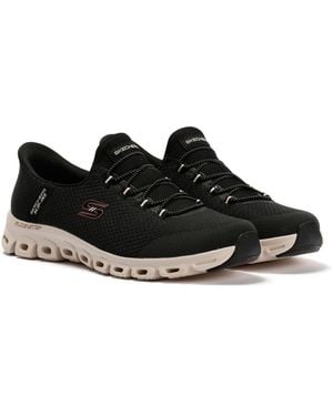 Skechers Slip-Ins Glide Step Vibey Mesh Trainers - Black