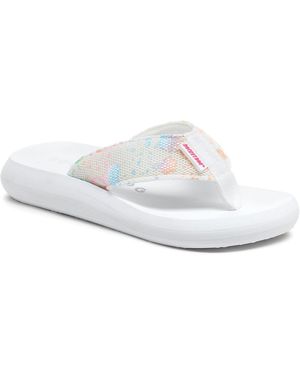 Rocket Dog Spotlight Barker Textile Women's Sandals - White