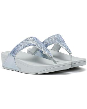 Fitflop Lulu Crystal Sandalen - Blau