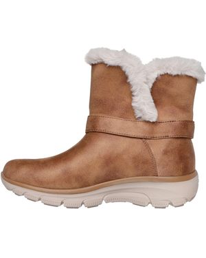 Skechers Easy Going Dreamers Move Textil Kastanien Winter Stiefeletten - Braun