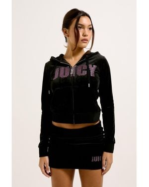 Juicy Couture Impact Hooded Sweatshirt - Black