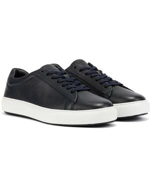 Ben Sherman Ace Cupsole Leather Navy -Sneaker - Blau