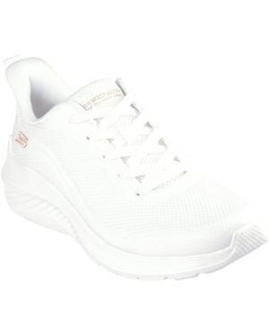 Skechers Bobs Squad Waves Still Wading 117483-Wht Lace Up Shoes - White