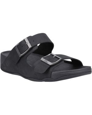 Fitflop Gogh Moc Leather Sandals - Black