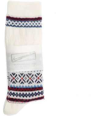 Anonymous Ism Snow Links Jq Crew Off Socks - White