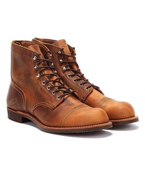 Red Wing Iron Ranger Copper Boots - Brown