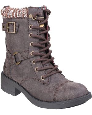 Rocket Dog Thunder Galaxy Botas Marrones De Mujer Con Estampado De Galaxia - Marrón