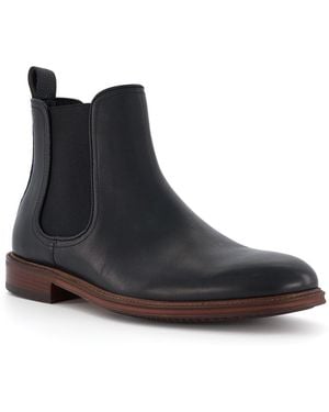 Dune Characteristic Leather Boots - Black