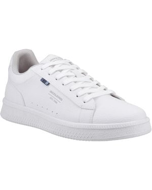 Jack & Jones Haven Tumble Synthetic Bright Trainers - White