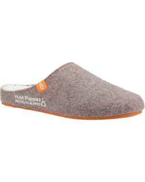 Hush Puppies The Good 90% Recycled Rpet Polyester Slippers - Gray