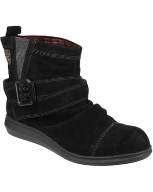 Rocket Dog Mint Botas De Mujer De Ante Negras - Negro