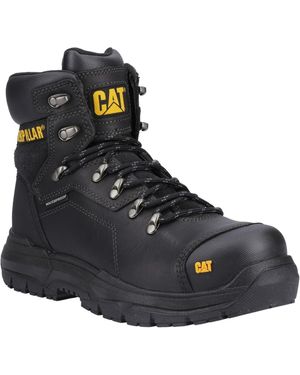 CAT Safety Caterpillar Diagnostic 2.0 Leather Safety Boots - Blue