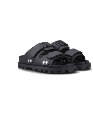 HUNTER Vegan Sandal Sandals Pu - Black