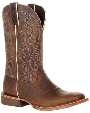 Durango Arena Pro Leather Worn Saddle Boots - Brown