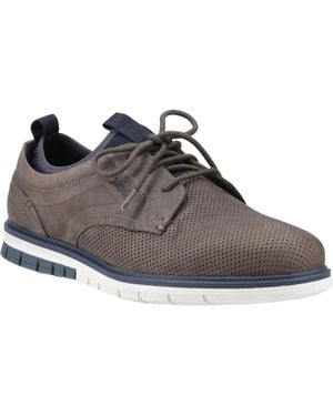 Pod Murphy Leather Lace-Up Shoes - Brown