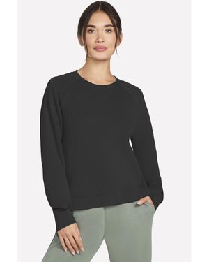 Skechers Skechluxe Elevate Crewneck Sweatshirt - Black