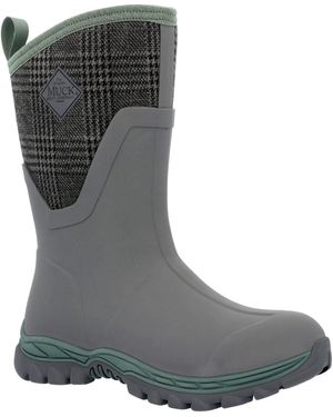 Muck Boot Arctic Sport Ii Bottes En Caoutchouc À Carreaux - Gris