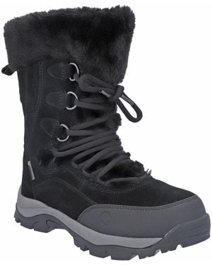 Hi-Tec Mortiz 200 Leather Hiking Boots - Black