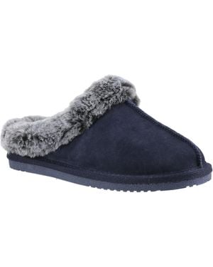 Hush Puppies Amara Hausschuhe Aus Wildleder - Blau