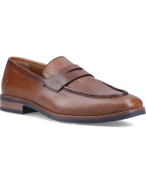 Hush Puppies Mitchell Leather Loafers - Brown