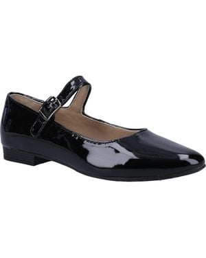 Hush Puppies Melissa Patent Leather Patent Flats - Black
