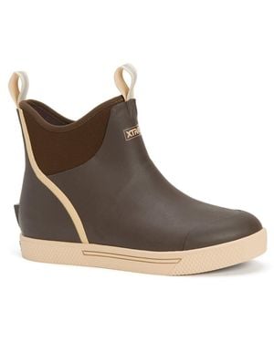 XtraTuf Wheelhouse Rubber Wellington Boots - Brown