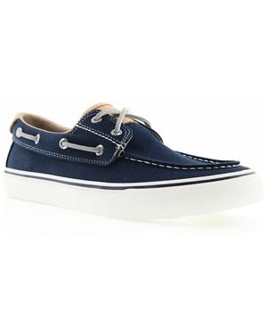 Sperry Top-Sider Helm 2-Eye Textile Boat Shoes - Blue
