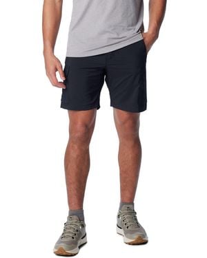 Columbia Ridge Utility Cargo Short Polyester Knee-Length Shorts - Blue