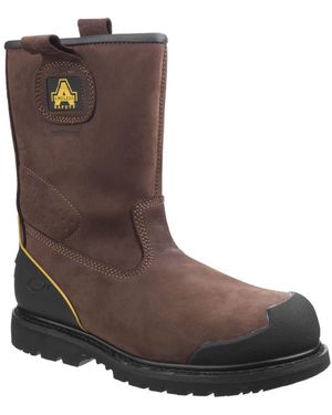 Amblers Safety Fs223 Nubuck Safety Boots - Brown