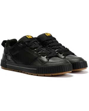 Caterpillar Axiom Leather Lace-Up Shoes - Black