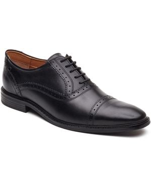 Base London Ascot Oxford Leather Oxford Shoes - Black