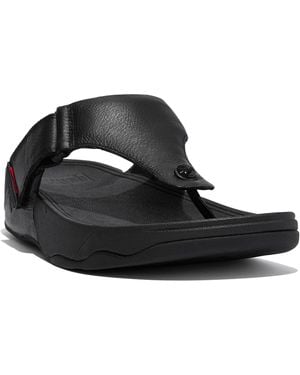 Fitflop Trakk Ii Leather All Sandals - Black